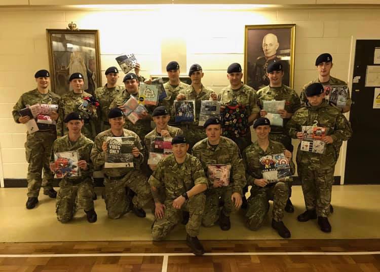 Thank you to D Squadron, The Royal Yeomanry. They have collected a superb amount of pyjamas for our appeal!